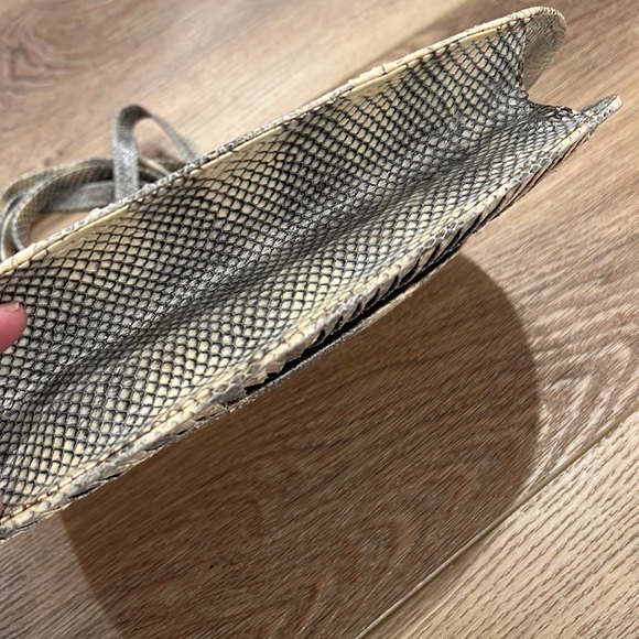 SALDANA Genuine Reptile Clutch With Detachable Strap 80’s Vibes No Callouts - Picture 6 of 6